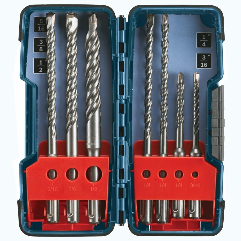 Bosch HCK001 7 pc. SDS-Plus® Bulldog™ Rotary Hammer Bit Set