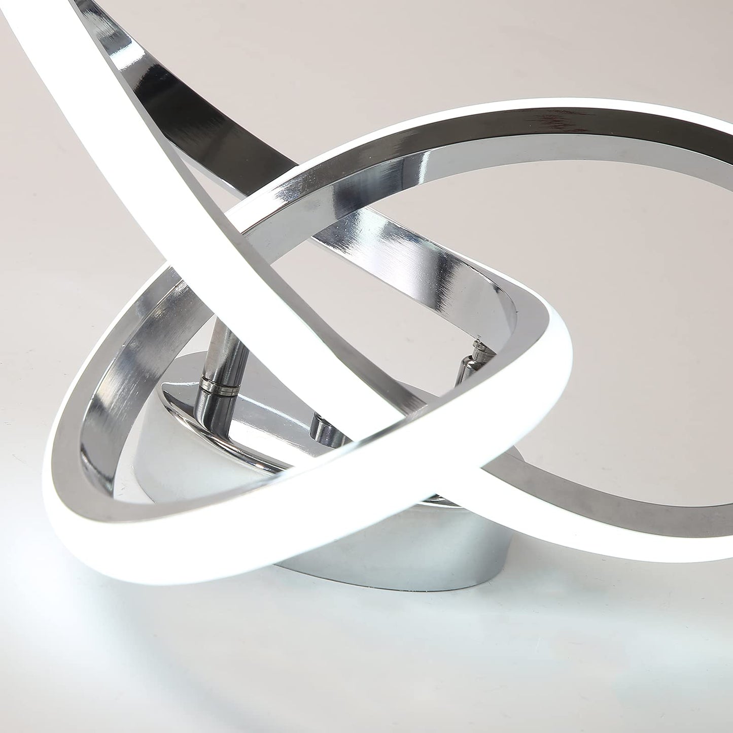 CANEOE Modern LED Ceiling Light, Cool White 6000K Acrylic Flush Mount Fixture for Hallway Bedroom Bathroom Kitchen Balcony Corridor Stair