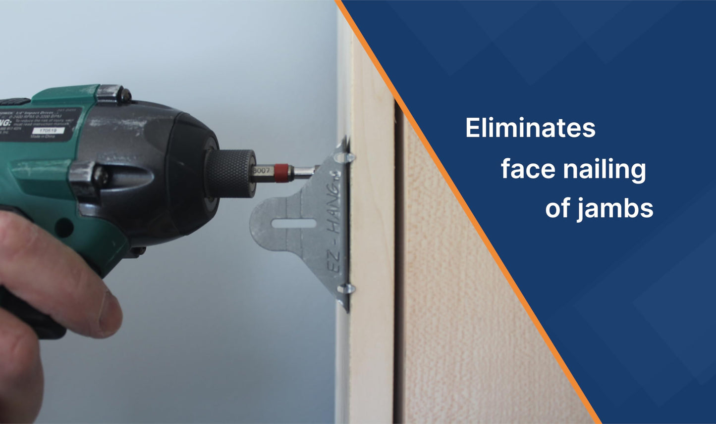 EZ-Hang Door Installation Kit - Quick and Easy Door Hanging: No Shims Required