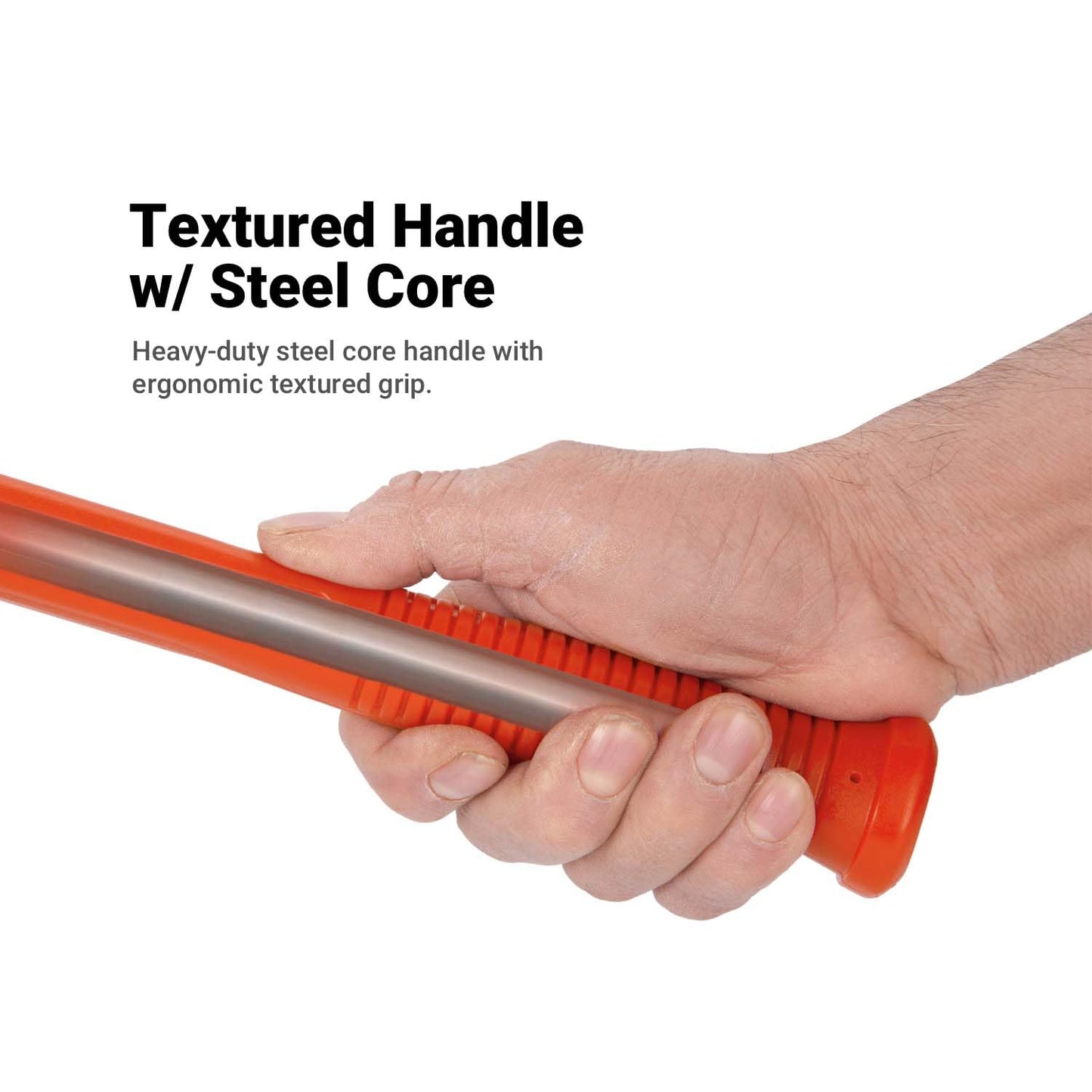 Capri Tools CP10102 C102 12 lb Dead Blow Hammer, 36-1/2", Orange