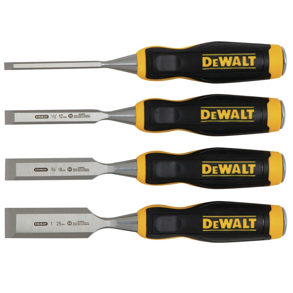 DEWALT DWHT16063 Short Blade Wood Chisel 4piece set