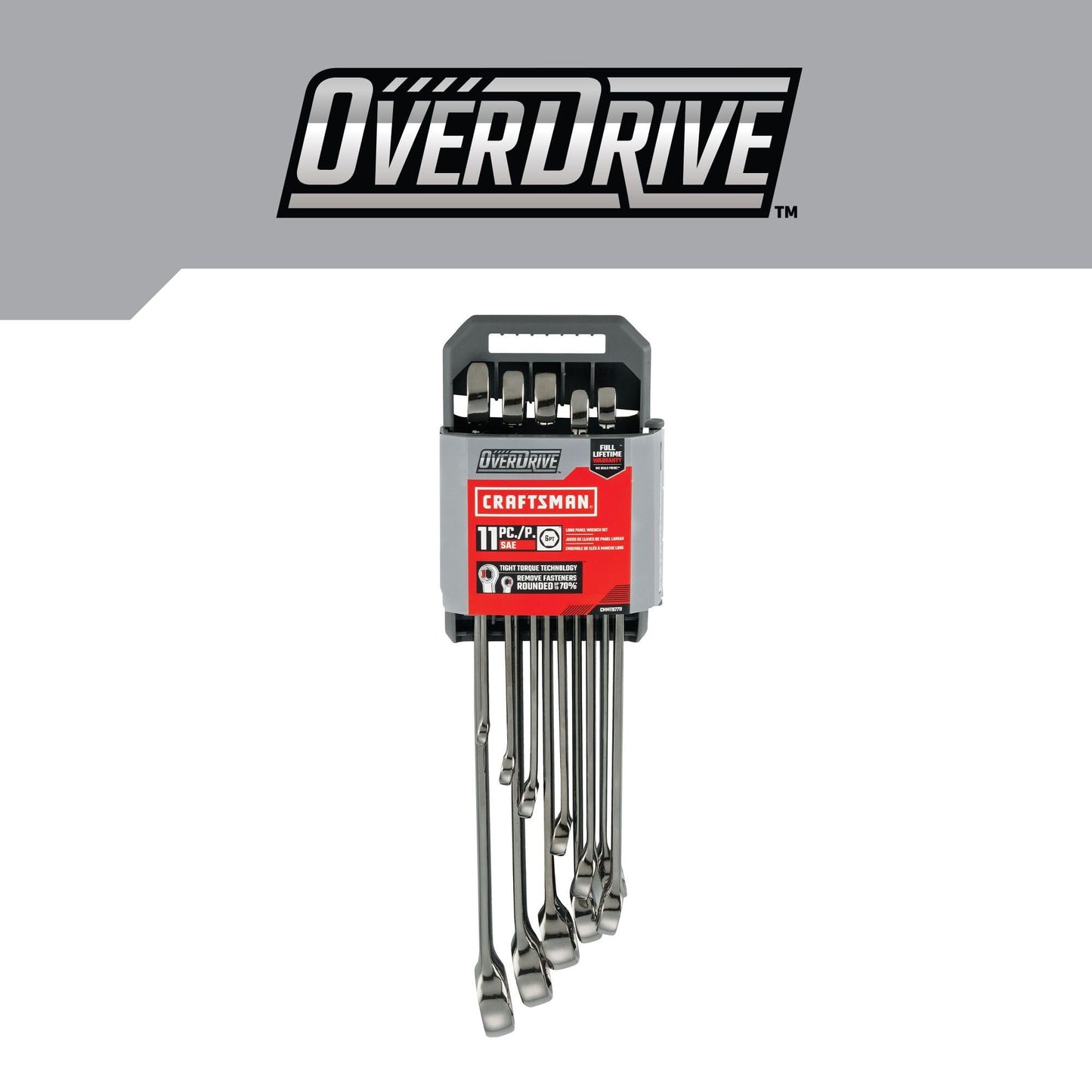 CRAFTSMAN OVERDRIVE 11-Piece Standard (SAE) Wrench Set (CMMT87711)