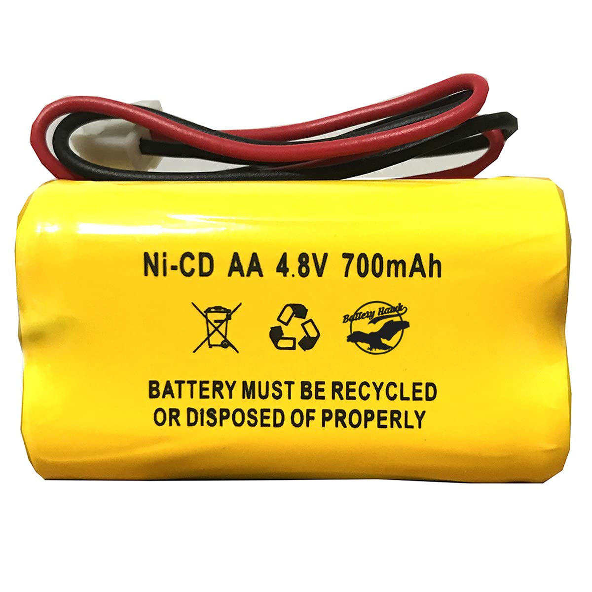 Emergi-Lite BL93NC484/485/487 4.8V NiCd Replacement Battery, 500-1100mAh, for Exit Sign & Emergency Lights
