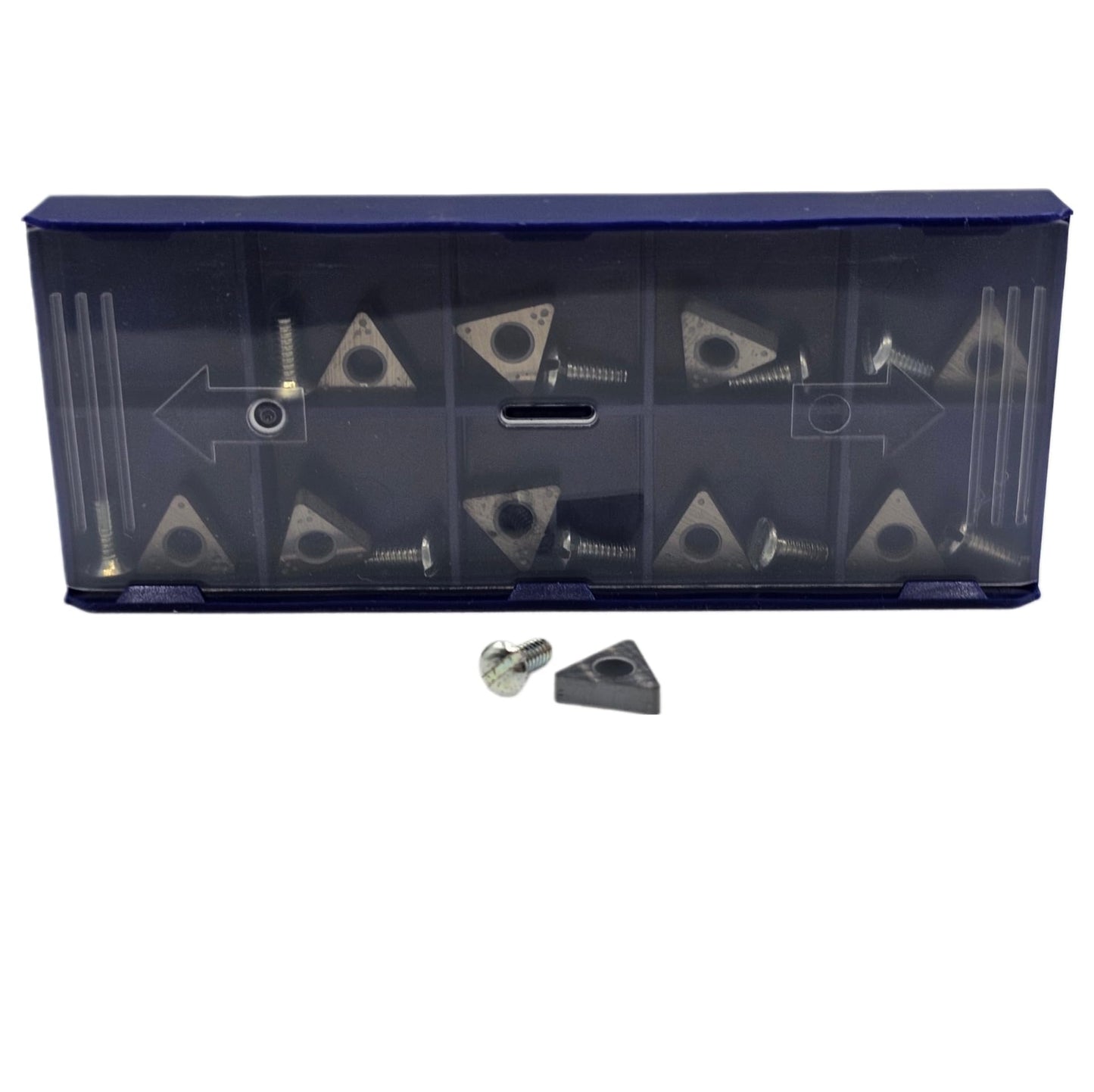 C-HORSE CB6914 Negative-Rake Carbide Brake Lathe Bits, 10-Pack Replacement Tips for Ammco 1000/2002/3000 & Hunter BL500/BL505