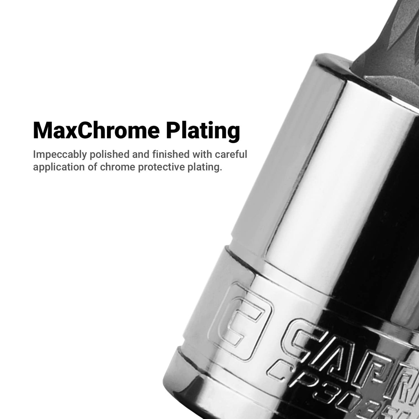 Capri Tools 30035 10mm XZN Triple Square Bit Socket with 3/8-Inch Drive