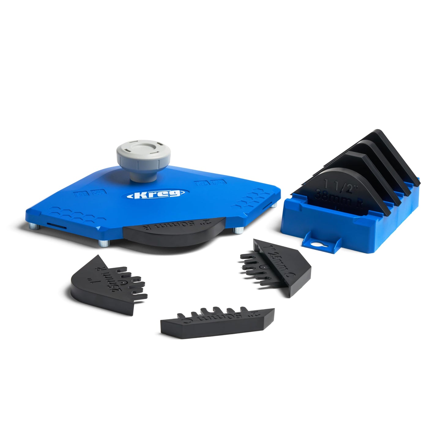 Kreg PRS1000 Corner Routing Guide Set - Corner Routing Guide - Use with Any Trim Router, Handheld Router, or Router Table - Router Woodworking Tool