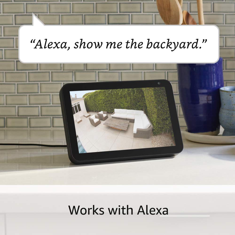 Ring Floodlight Cam Wired Pro, Home or business security, Retinal 2K Video, Color Night Vision and Two-Way Talk with Audio+, White