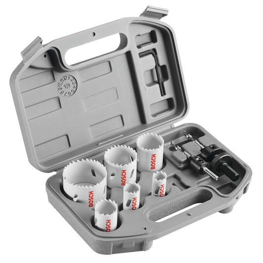 Bosch HSBIM9 9 pc. General-Purpose Bi-Metal Hole Saw Kit