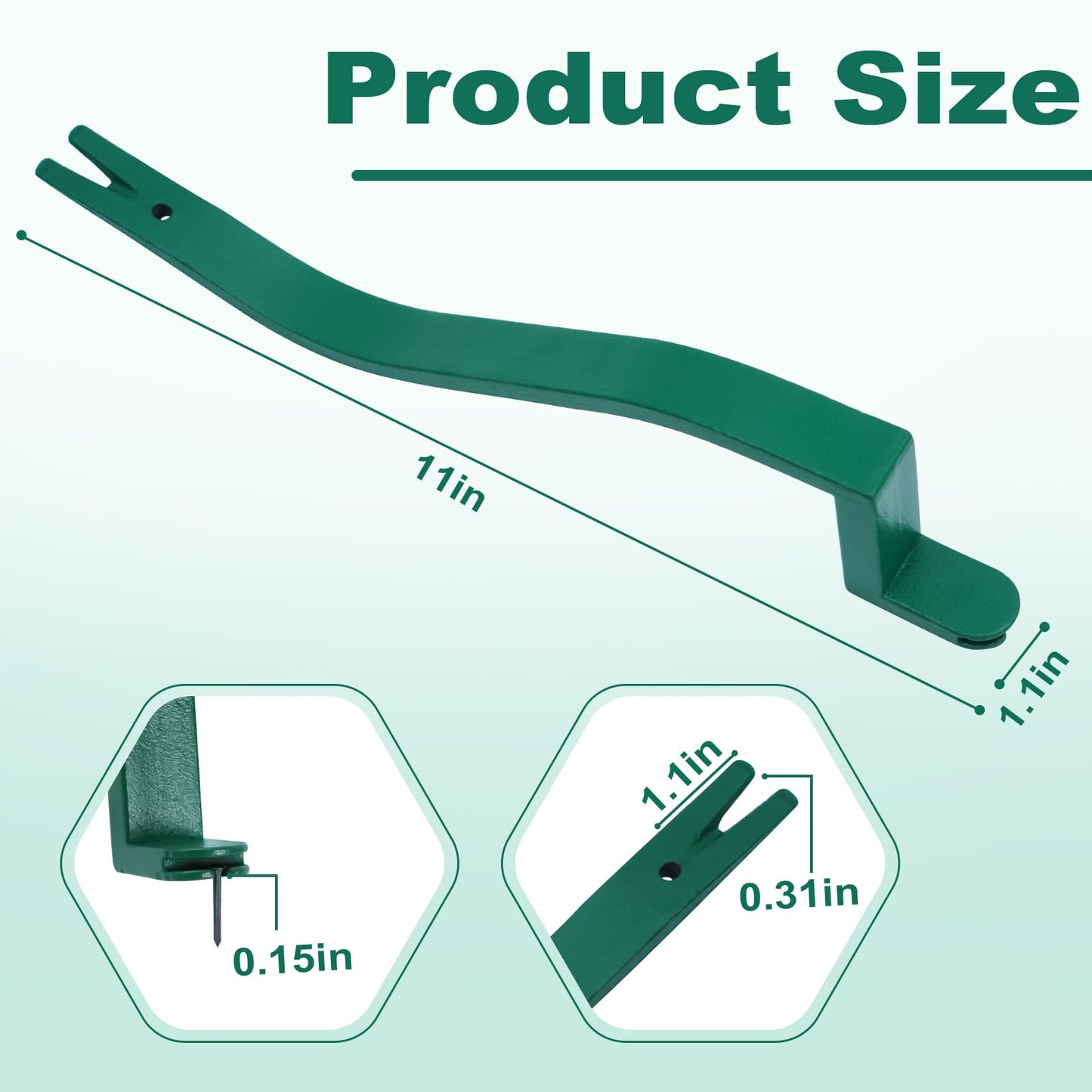 Kbiykuy Roof Shingle Removal Tool, Heavy Duty Nail Puller & Installer, High-Carbon Steel Shingle Remover for Easy Roof Repair & Replacement