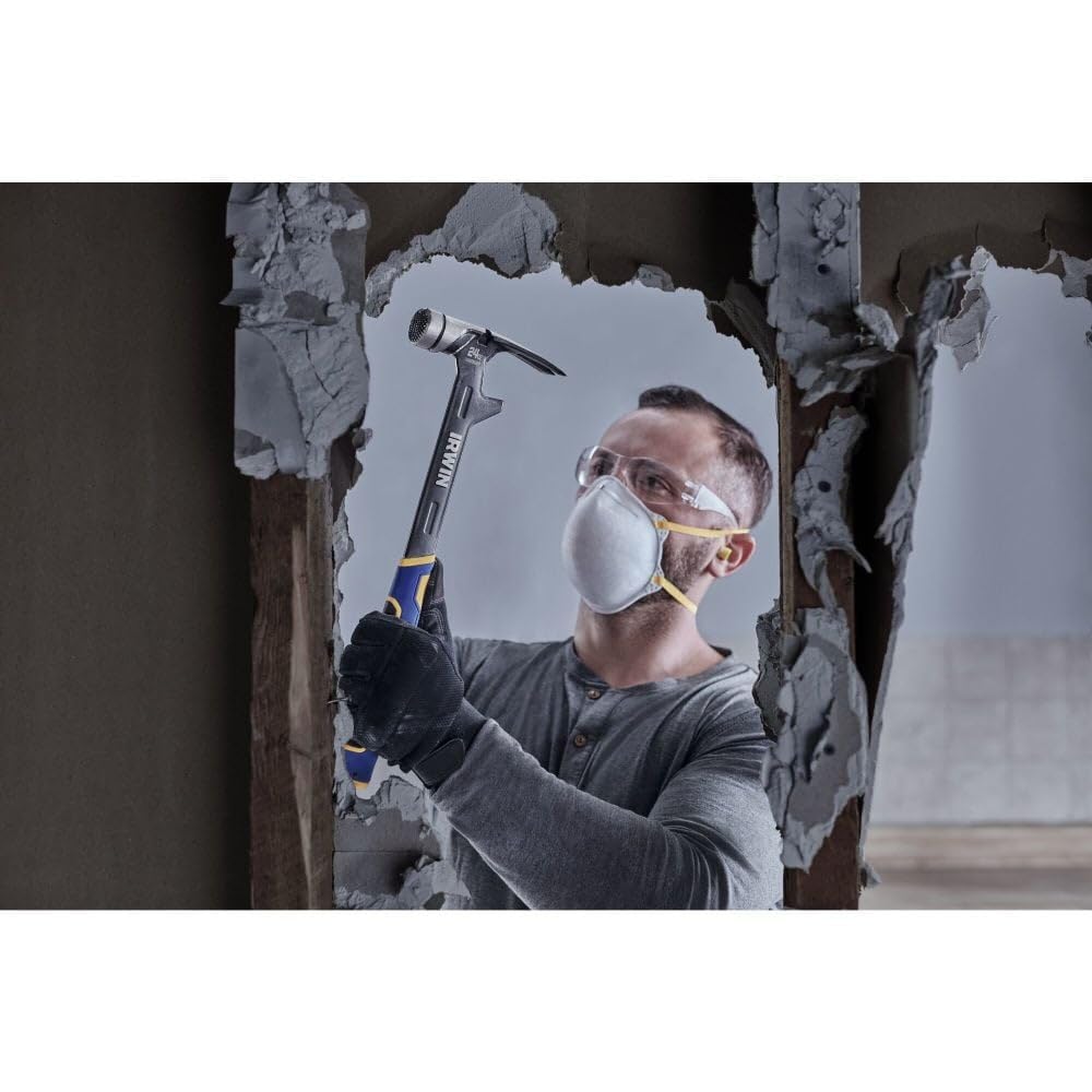 IRWIN Framing Hammer, 24oz Steel Demolition Hammer with Magnetic Nail Starter (IWHT51024)