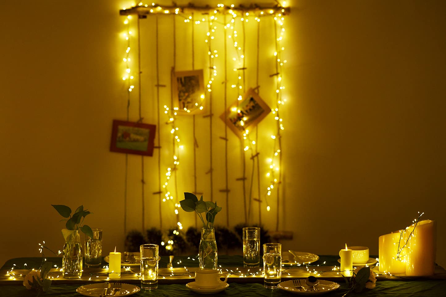 Dailyart 6ft 120 LED Starry String Lights, Battery Operated, Waterproof Copper Wire Fairy Lights for Garden, Wedding, Party, Xmas