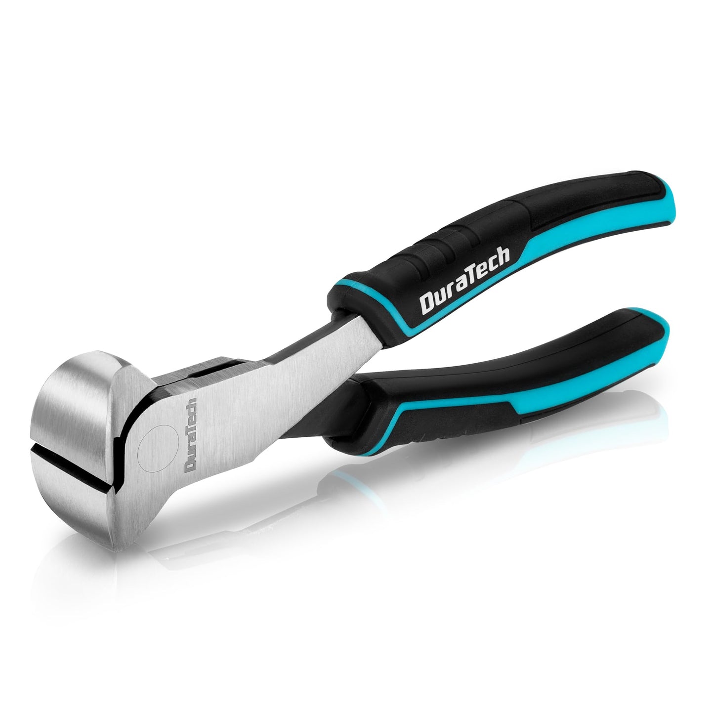 DURATECH 7" Nail Puller Pliers, CRV Steel End Cutter, Non-Slip Handle, Blackened Polished Finish, Nail Remover & Wire Cutter