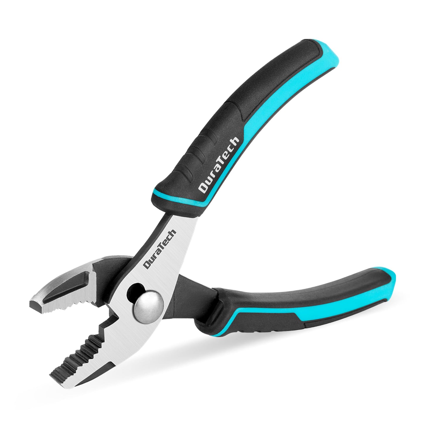 DURATECH 6" Slip Joint Pliers, TPR Handle, High Carbon Steel, Swivel Rivet, Strong Teeth for Gripping, Tightening & Loosening Nuts/Bolts