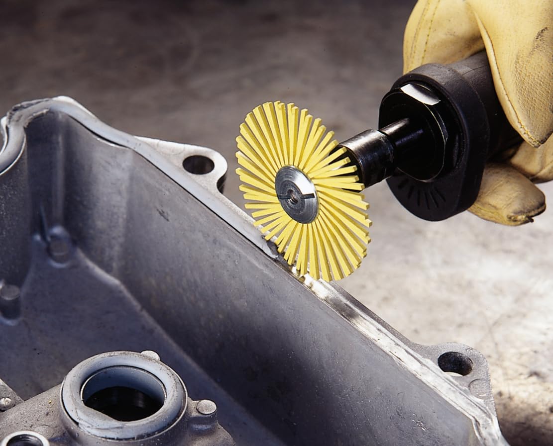 3M Scotch-Brite™ Radial Bristle Brush, 6 in x 1/2 in x 1 in 50 With Adapter, 5 ea/Case