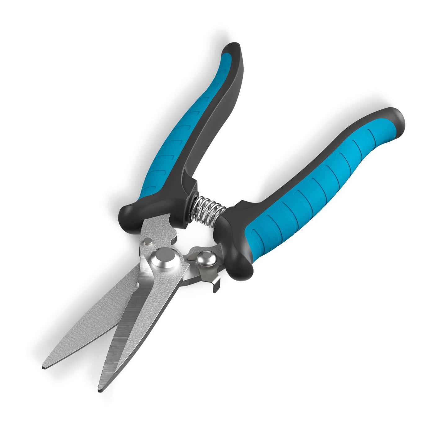 GARTOL 8" Heavy Duty All-Purpose Scissors – Razor-Sharp Tin Snips for Metal, Wire, Insulation, Rope, Cardboard | Ergonomic DIY Tool