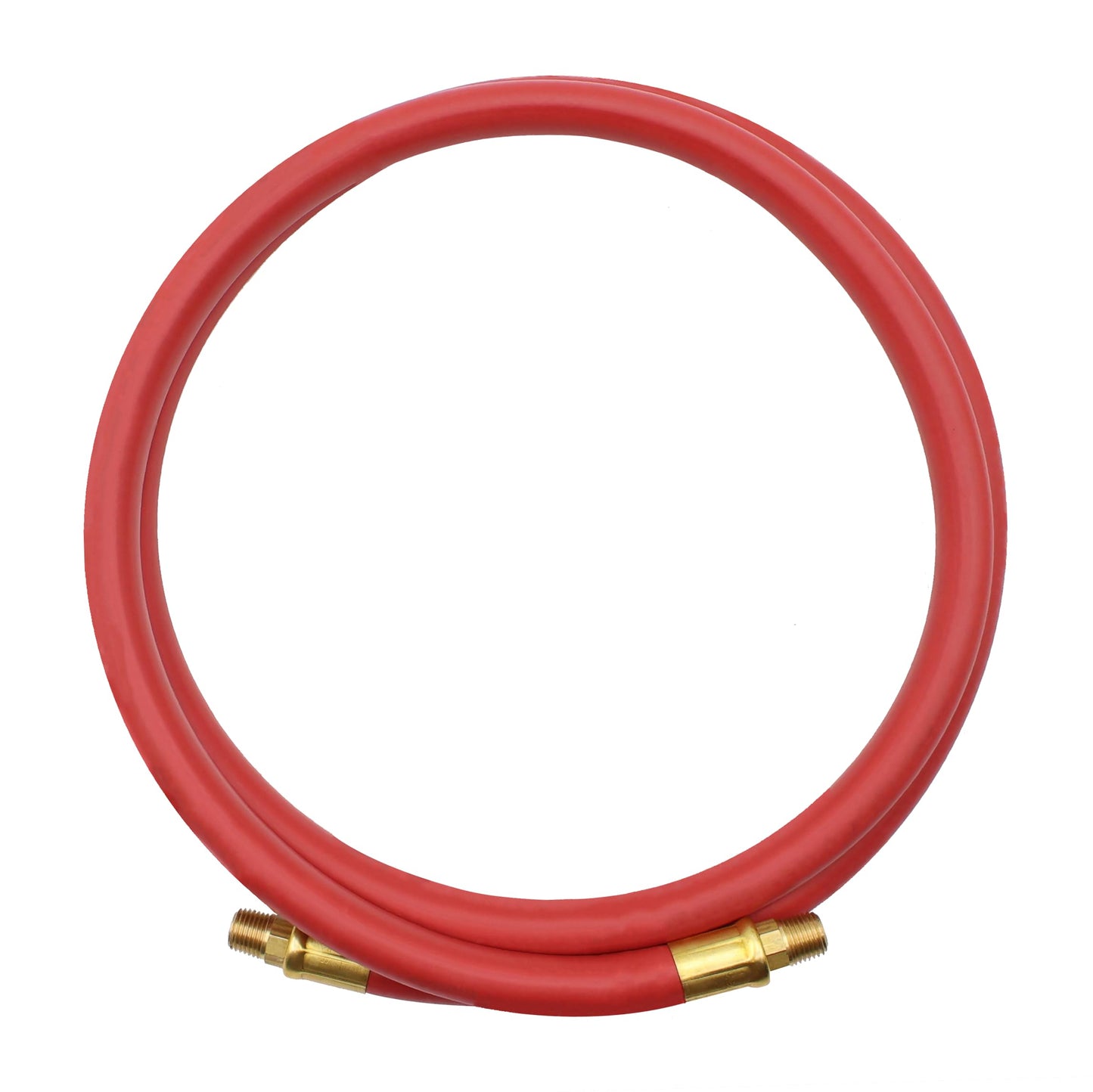GoodYear 6' x 3/8" Lead-In Rubber Air Hose,Red