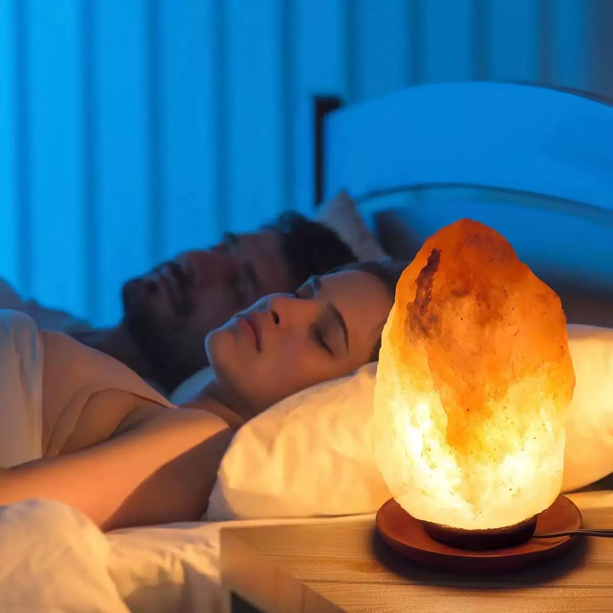 DXMKOP Himalayan Salt Lamp Replacement Cord with Gear Switch, E12 Socket Base, 6ft Cord & 6 Halogen Bulbs (6-Pack)