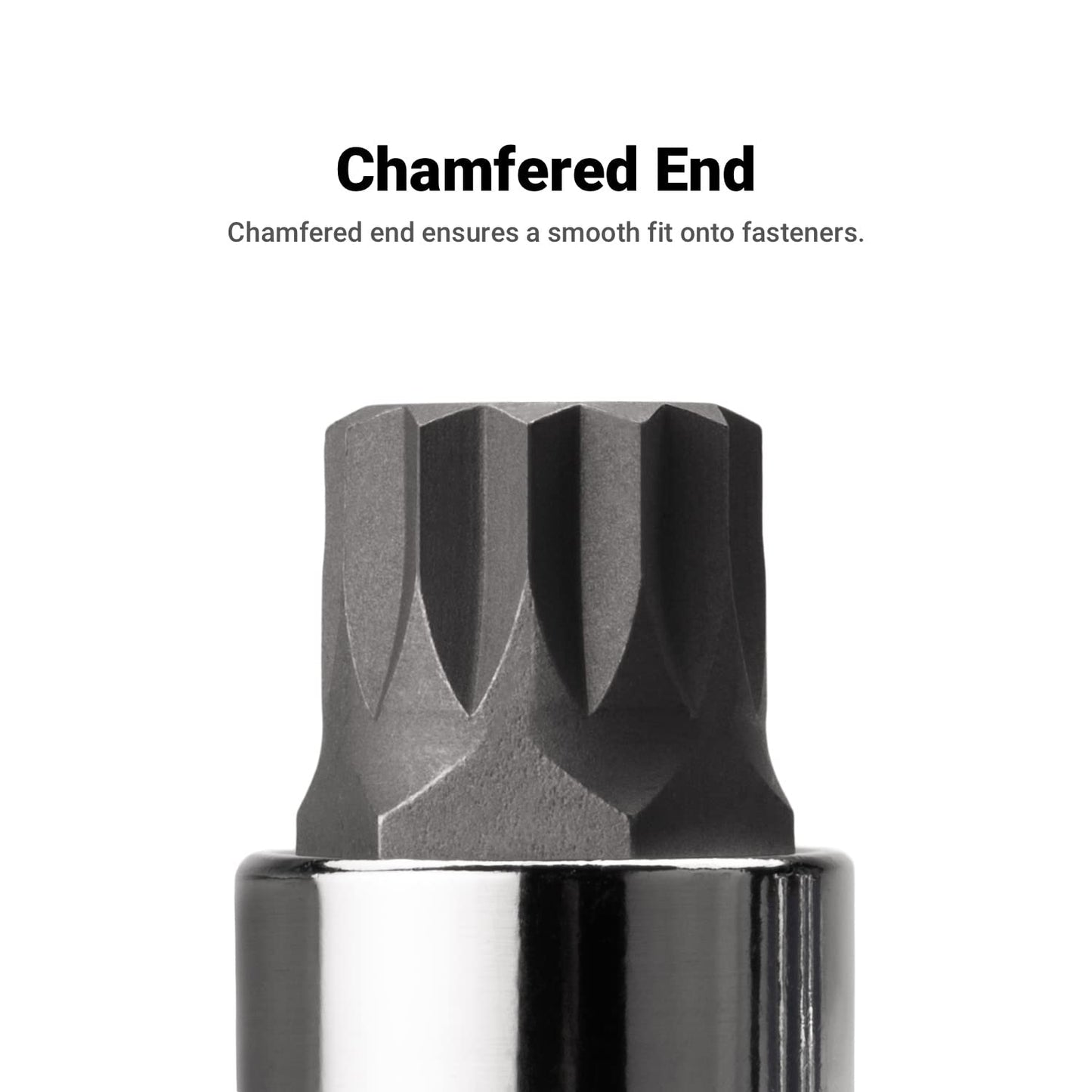 Capri Tools 30035 10mm XZN Triple Square Bit Socket with 3/8-Inch Drive