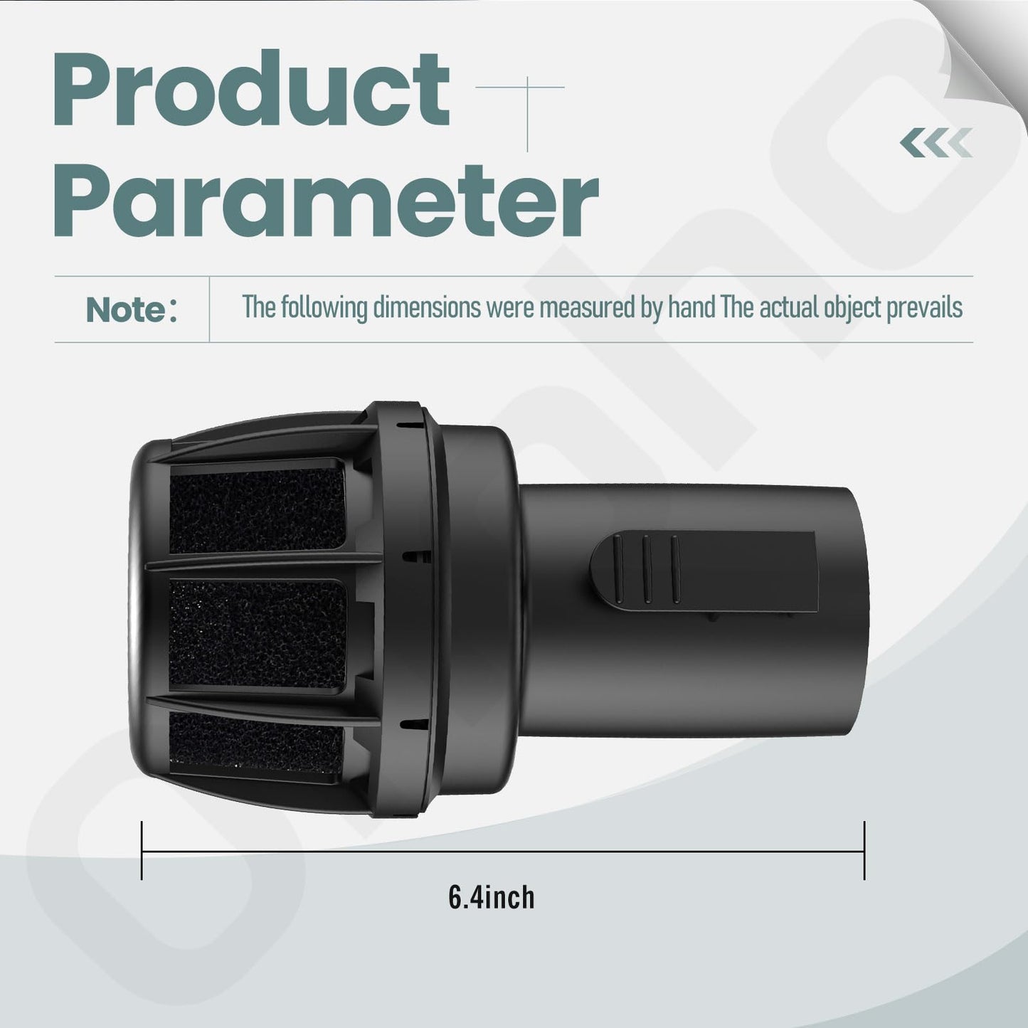 2-1/2 In Muffler Diffuser Wet/Dry Vac Attachment for Craftsman CMXZVBE38660 Shop Vacuums Diffuser Attachment