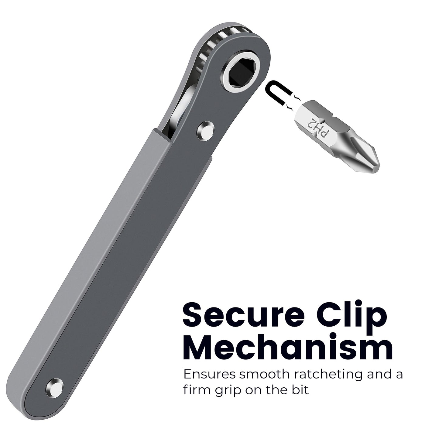 MULWARK 20pc 1/4" Mini Ratchet Wrench Set – Ultra Low Profile, Right Angle EDC Screwdriver with Reversible Handle & Multi Hex Bits