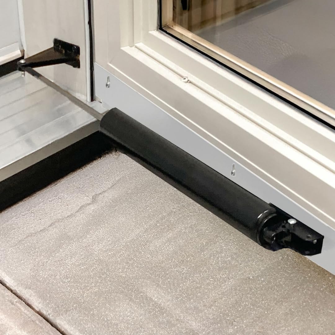 Ideal Security Screen Door Closer, 9", Black