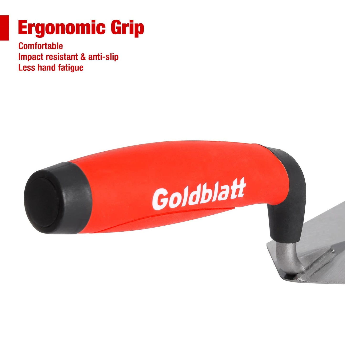 Goldblatt Industries Margin Trowel set, 6"X2" & 5"X2", Professional Masonry Flooring Tool for Concrete, Cement, Tile