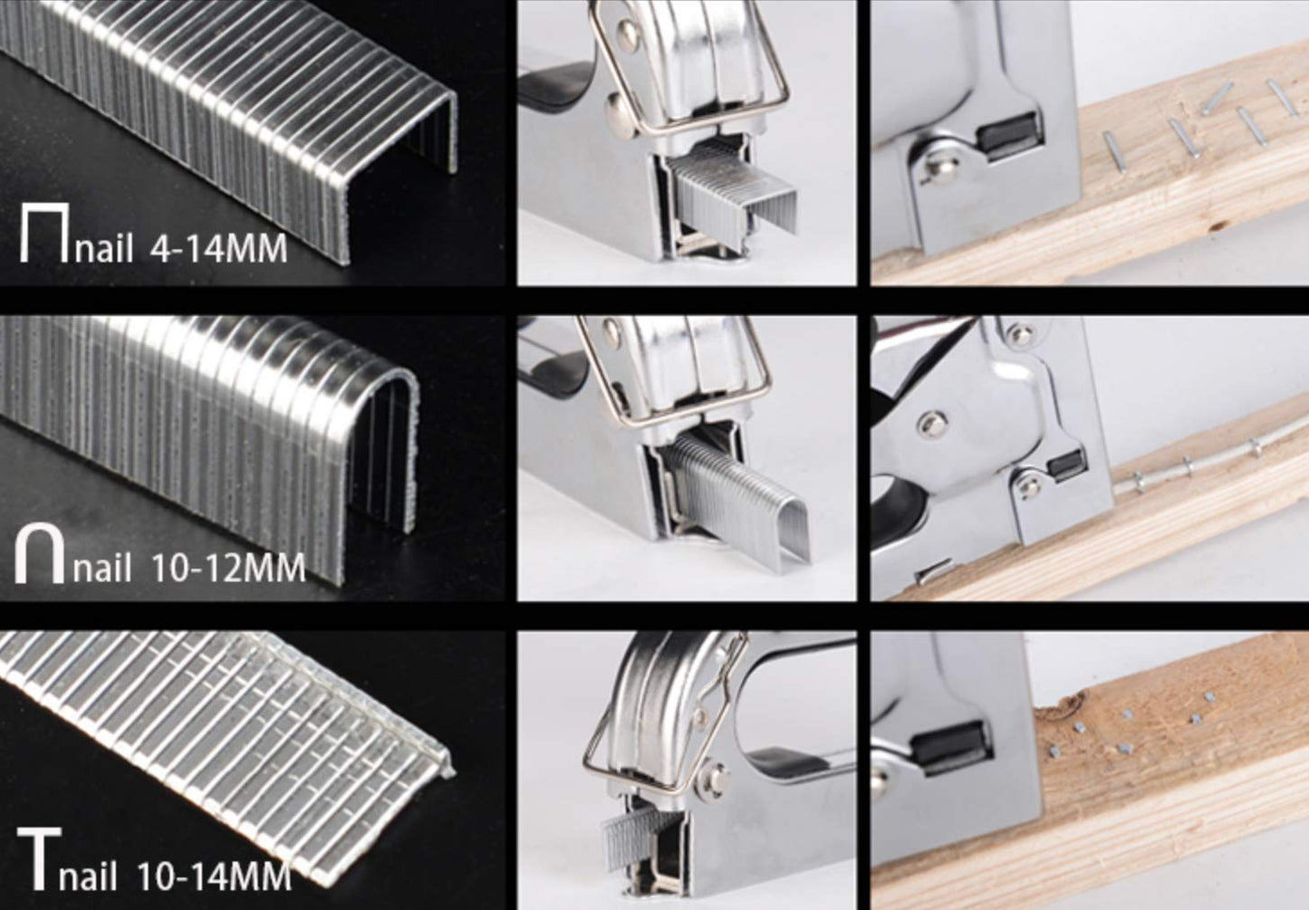 Edward Tools Pro 3-in-1 Heavy Duty Staple Gun with 600 Staples – Upholstery, Wood, Furniture, Roofing, Garden, Wire – D/U/T Staples, Jam Clear, DIY