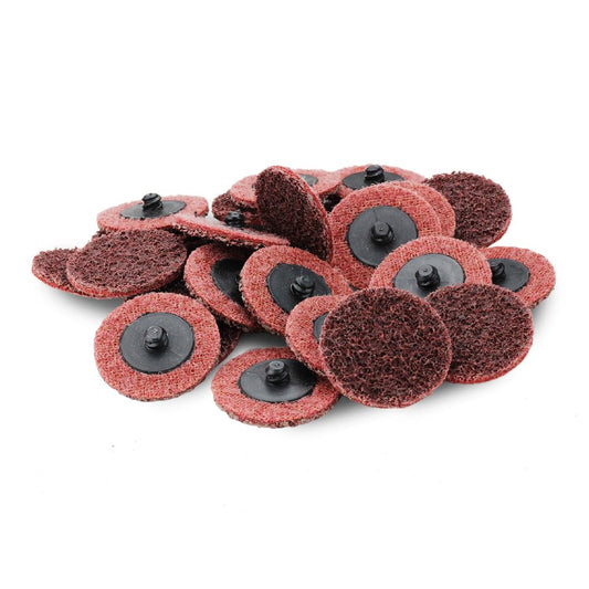 BHA Surface Conditioning Quick Change Discs, 2" Red (Medium) Prep Pad - 25 Pack
