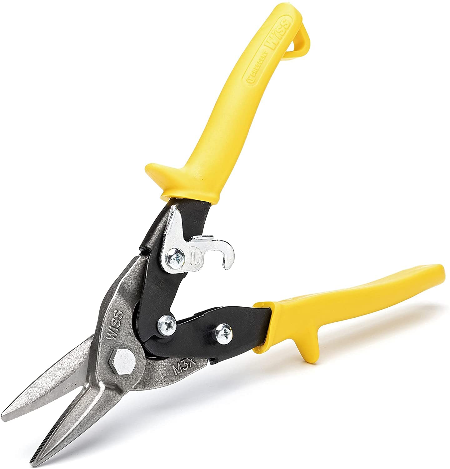 Crescent Wiss 9-3/4 Inch MetalMaster Compound Action Snips - Straight, Left and Right Cut - M3R