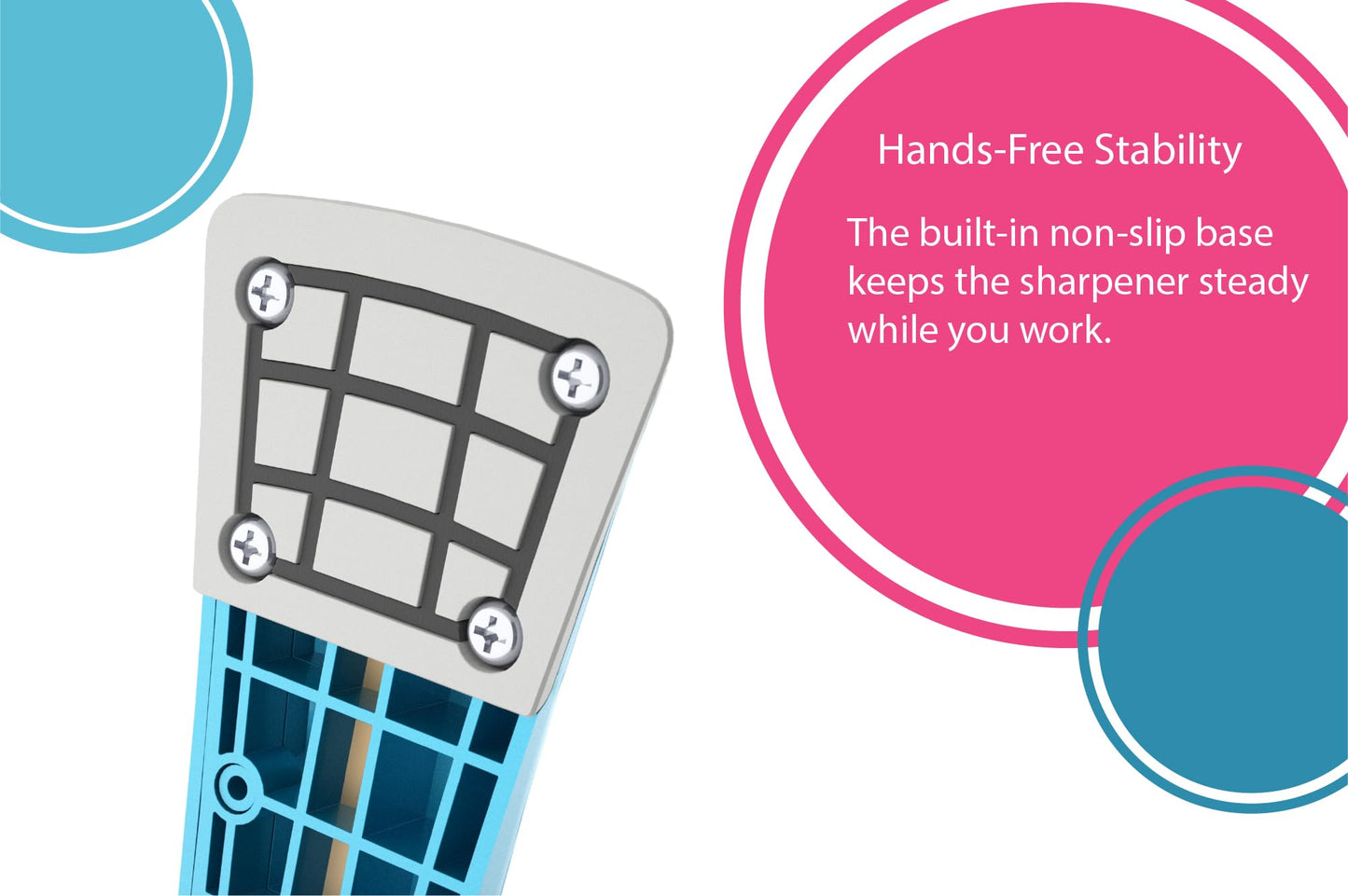 TrueCut TrueSharp Manual Rotary Blade Sharpener for 28mm, 45mm & 60mm Blades – Quilting, Sewing, Crafting Tool