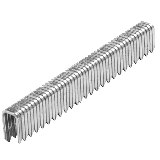SITLDY 1000-Pack 1/2" 18GA 1/4" Narrow Crown Galvanized Staples, Heavy Duty Beveled Point for Pneumatic & Electric Stapler Guns