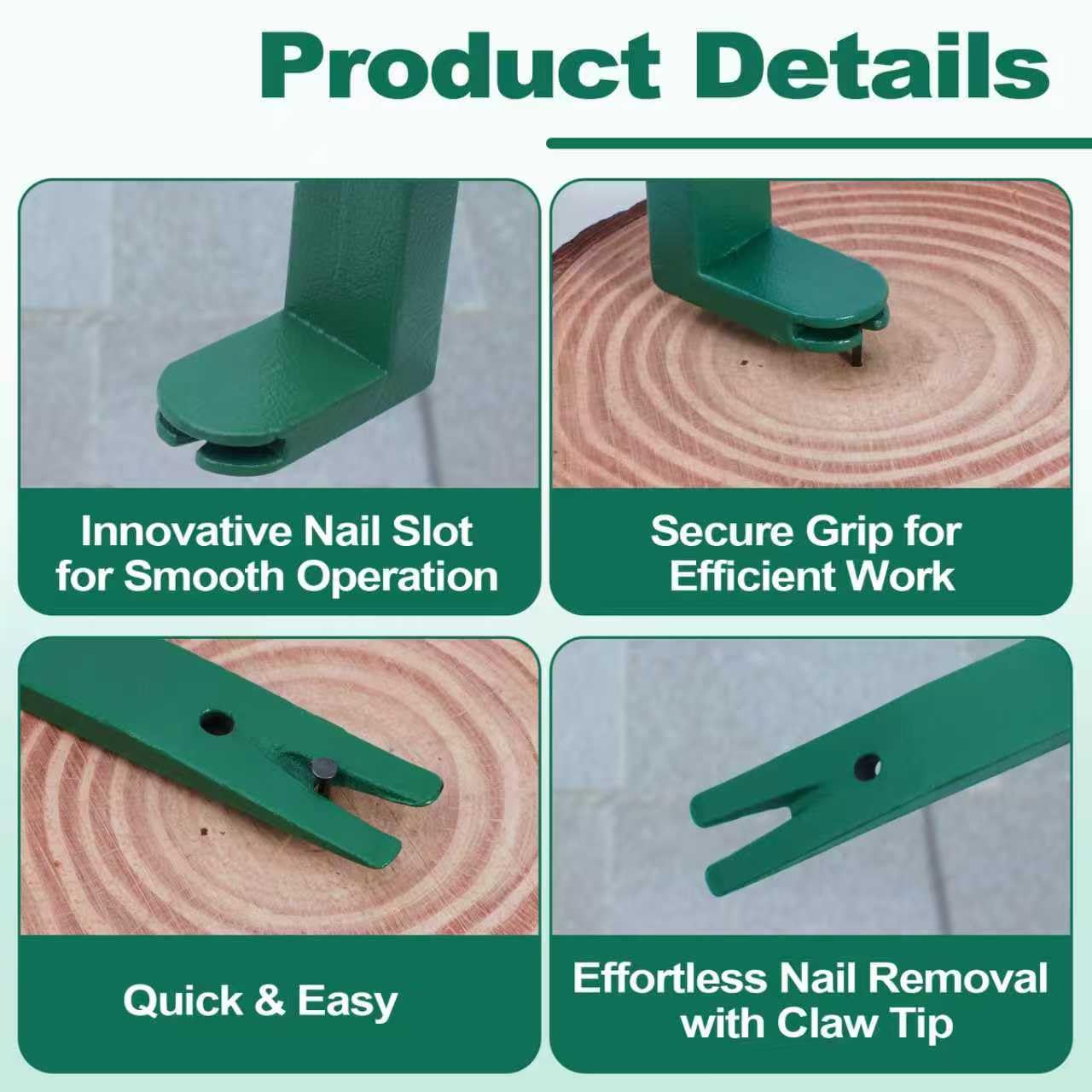 Kbiykuy Roof Shingle Removal Tool, Heavy Duty Nail Puller & Installer, High-Carbon Steel Shingle Remover for Easy Roof Repair & Replacement