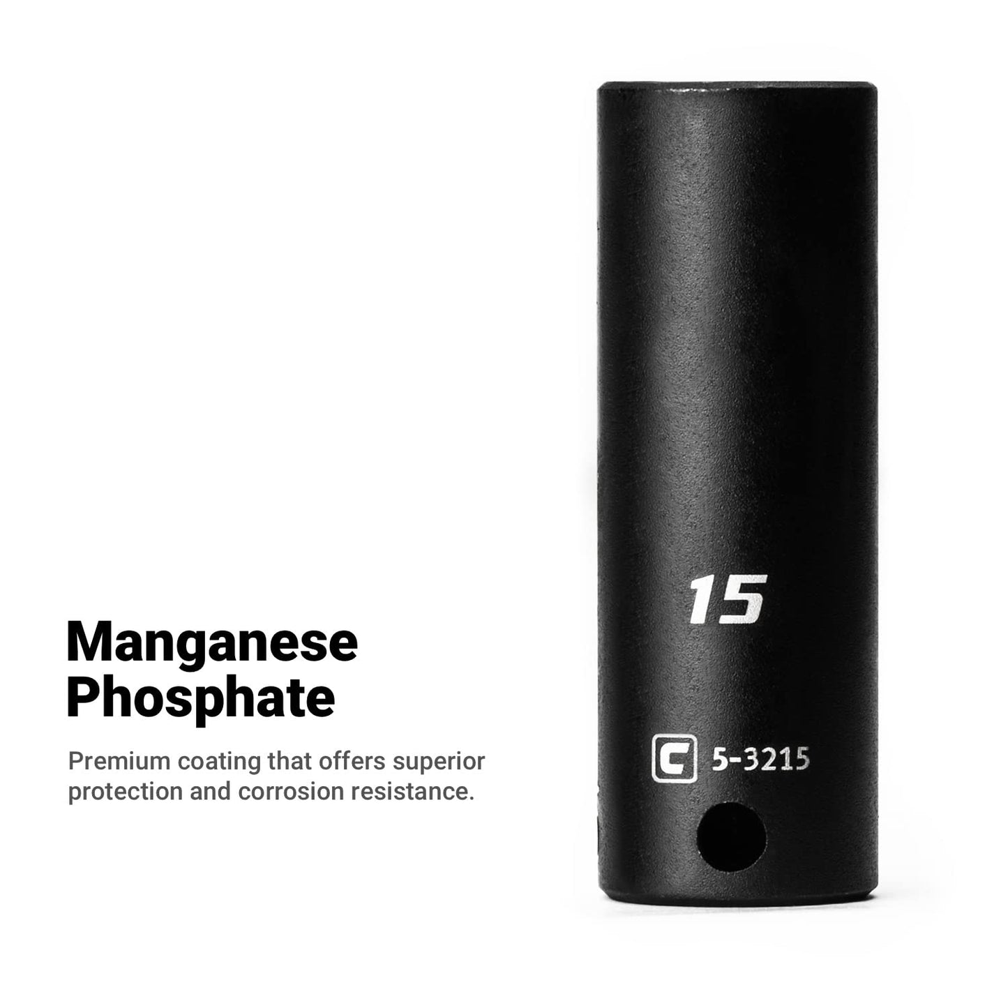 Capri Tools 13 mm Deep Impact Socket, 3/8-Inch Drive, 6-Point, Metric