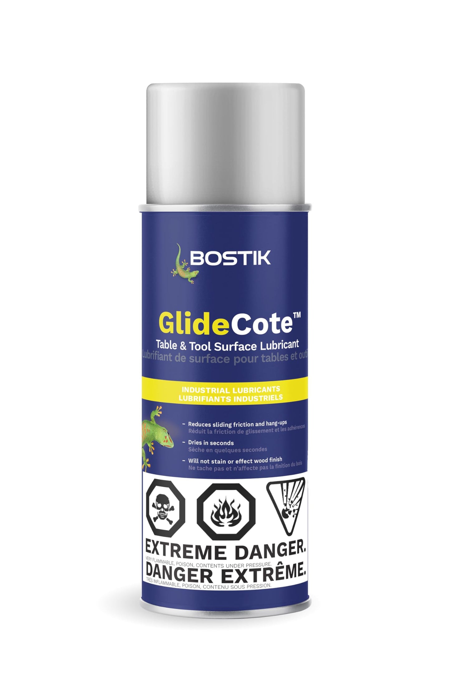 Bostik GlideCote 10.75 oz Aerosol Lubricant for Woodworking Tools & Tables, 30% Slicker Than Wax, Non-Staining, Quick-Dry, Long-Lasting