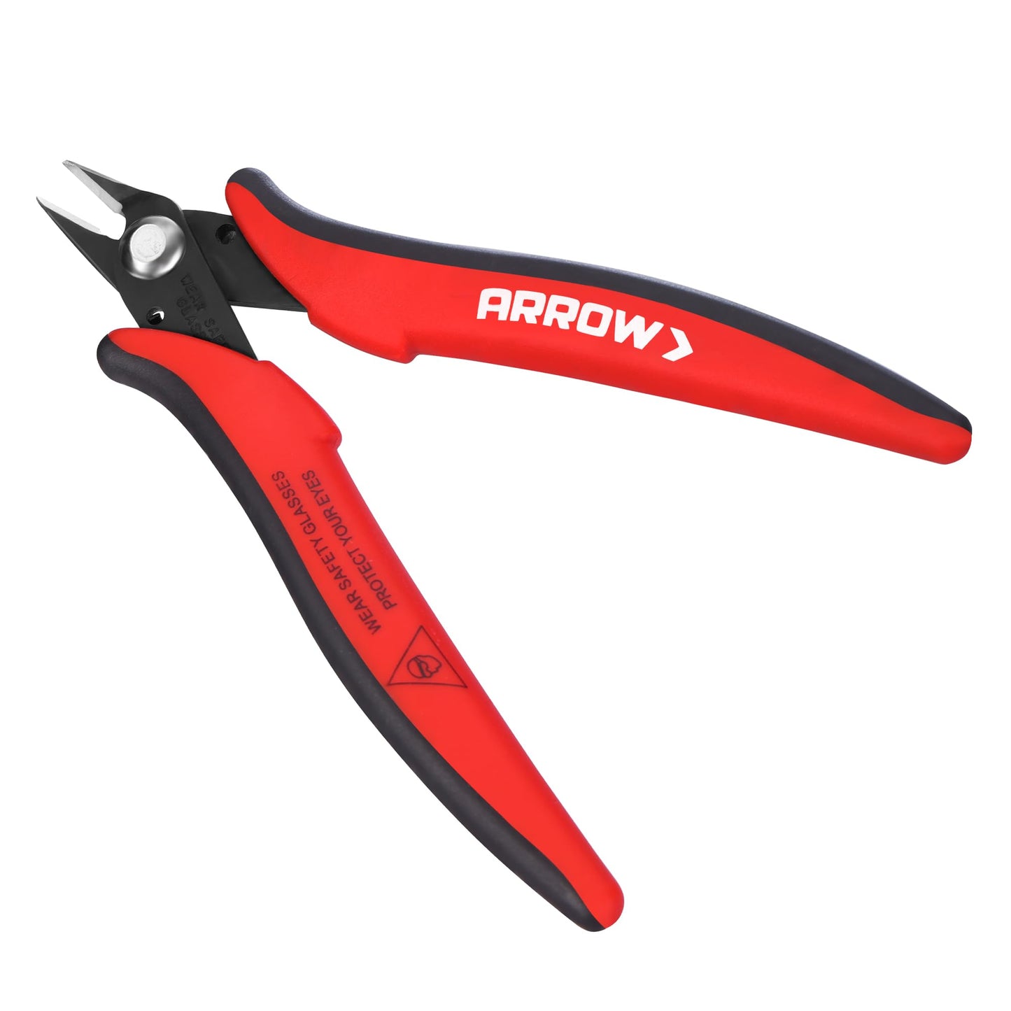 ARROW 5" Precision Micro Wire Cutters – Flush, Side & Diagonal Cut Pliers for Electronics, Jewelry, Crafts, Zip Ties, Soft Wires