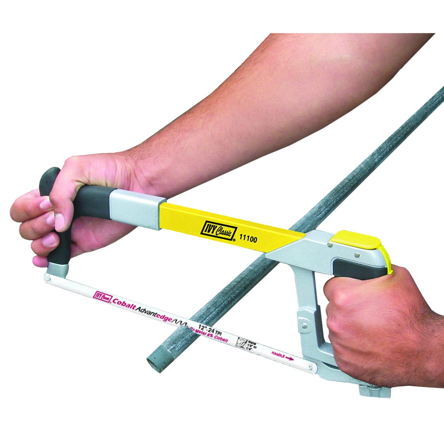 IVY Classic 28710 10" 24 TPI Bi-Metal Hacksaw Blades, Cuts Metal, 2-Pack