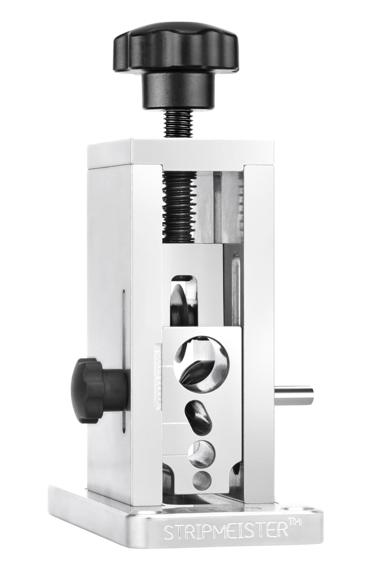 StripMeister Drill-Powered Wire Stripper – Portable, Jam-Free, Handles Up to ¾" Copper Wire, Fast, Safe & Efficient