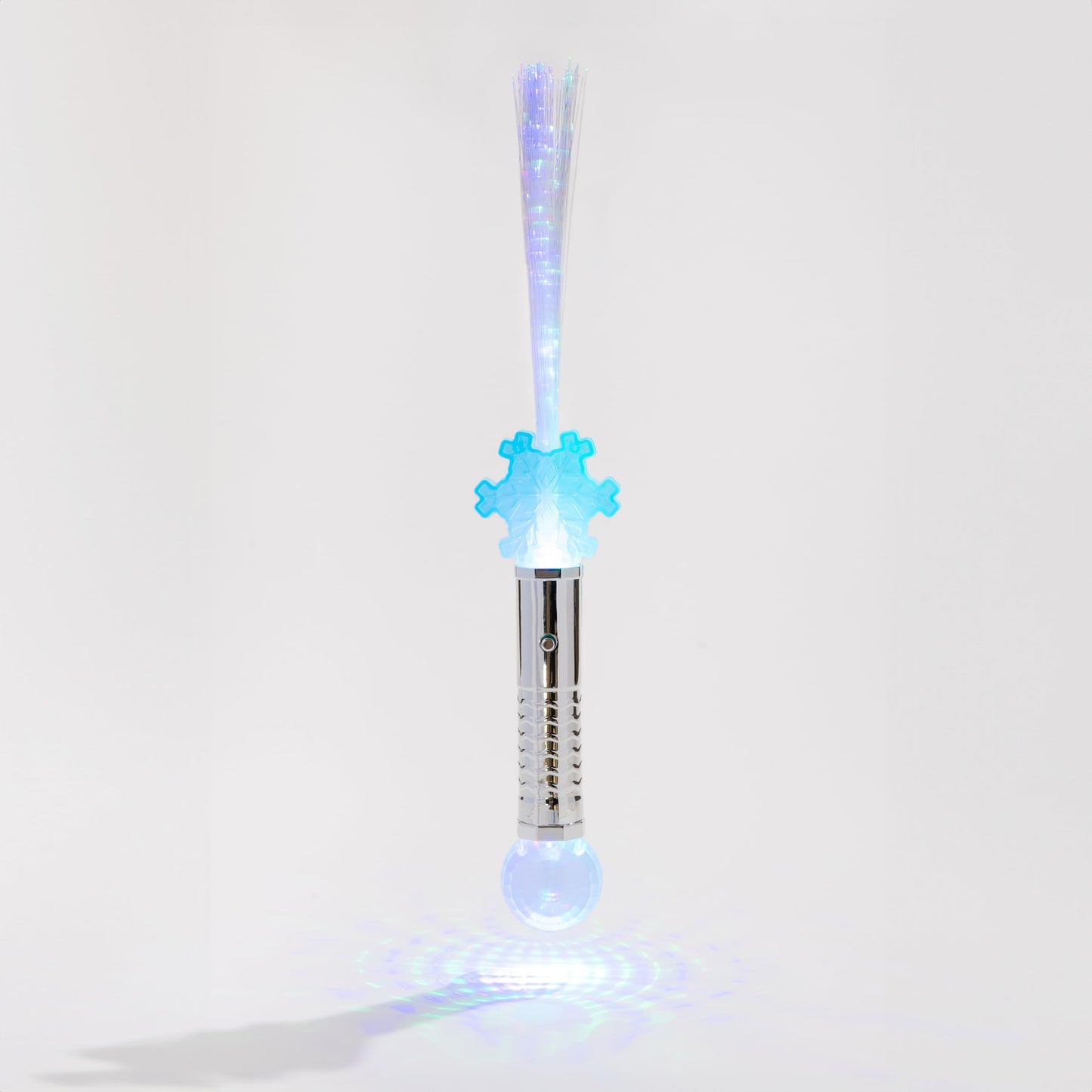 Cool Things Christmas Fiber Optic Wands, LED Light Up Holiday Toy 3 Pack (Snowman, Santa, Snowflake) Party Favor & Stocking Stuffer