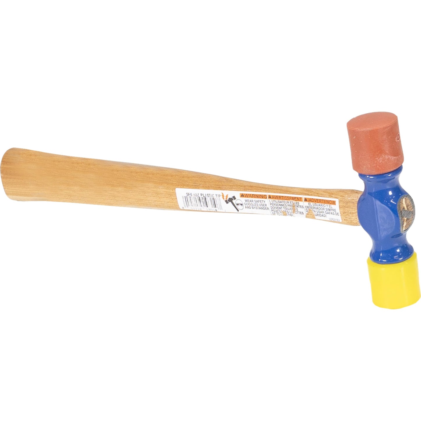 VAUGHAN Soft Face Hammer, American High Carbon Steel Head, 6 oz, Made In The USA, SF6, VN19310