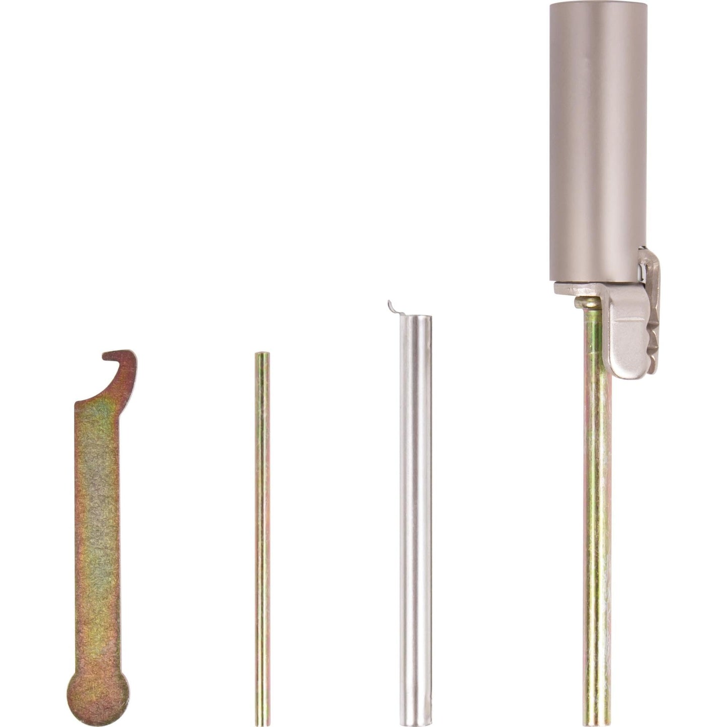 Stone Harbor Hardware Hinge Pin Door Closer, Satin Nickel