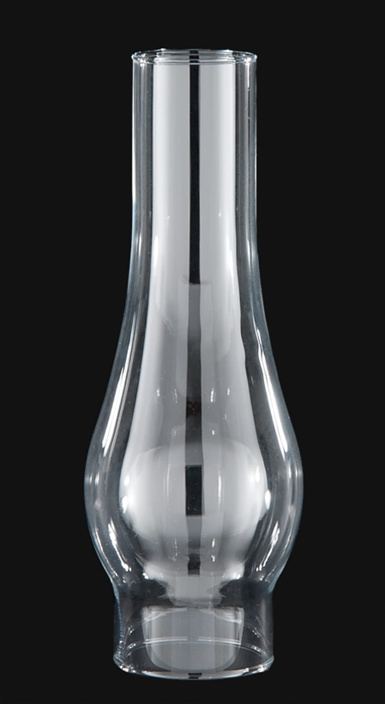 B&P Lamp® 2 5/8 Inch by 10 Inch Clear Glass Lamp Chimney for Rayo & Central Draft Burners on Vintage and Antique Style Globes