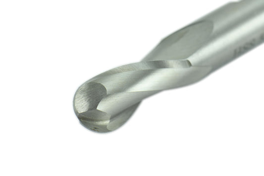 Shars 3/4" x 3/4" HSS 2 Flute Single End Ball Nose End Mill New !