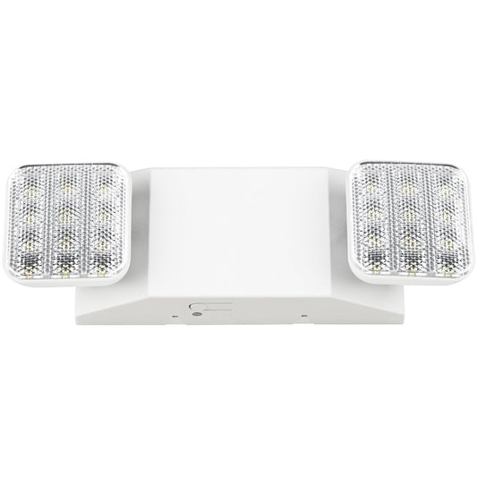 Sunco LED Emergency Light for Offices & Businesses, Wall Mount, Hardwired, 90-Min Backup, Fire Resistant, 120-277V UL Rated