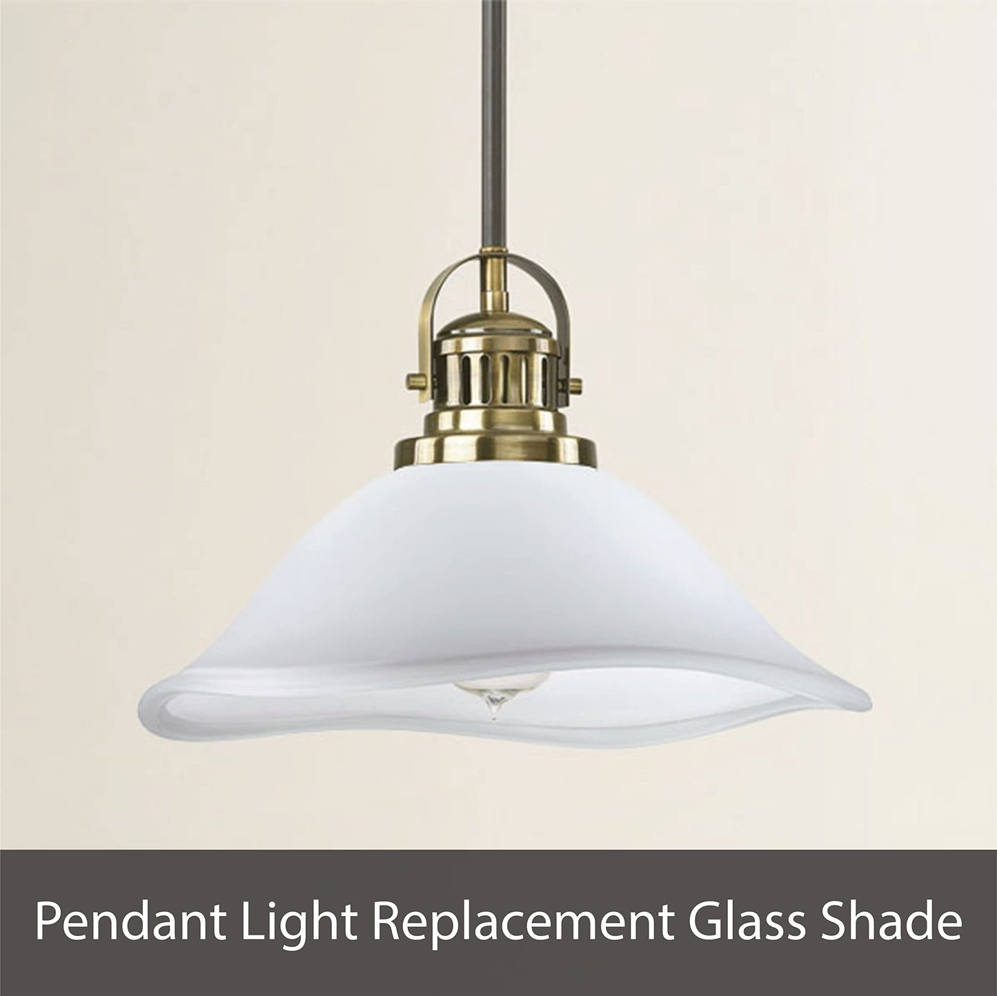 Aspen Creative 23147-11A Alabaster Glass Shade 11.5" x 4" for Medium Base Torchiere, Swag, Pendant, Wall Sconce & Island Light – 1 Pack