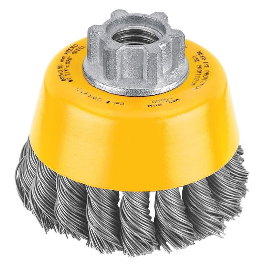 DeWalt Accessories DW4910 3x5/8-11 Knot Cup Brush