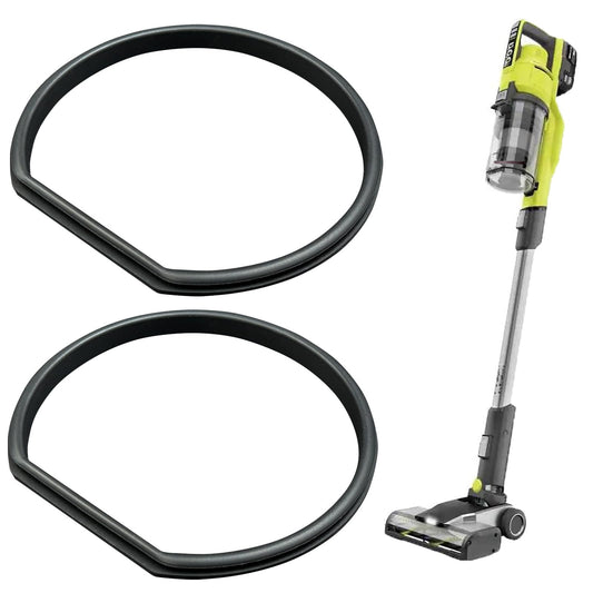 MITCHENIFY 2-Pack Silicone Replacement Gaskets for Ryobi 18V Stick Vacuum Dust Bin Lid, Compatible with PCL720, PBLSV716/717