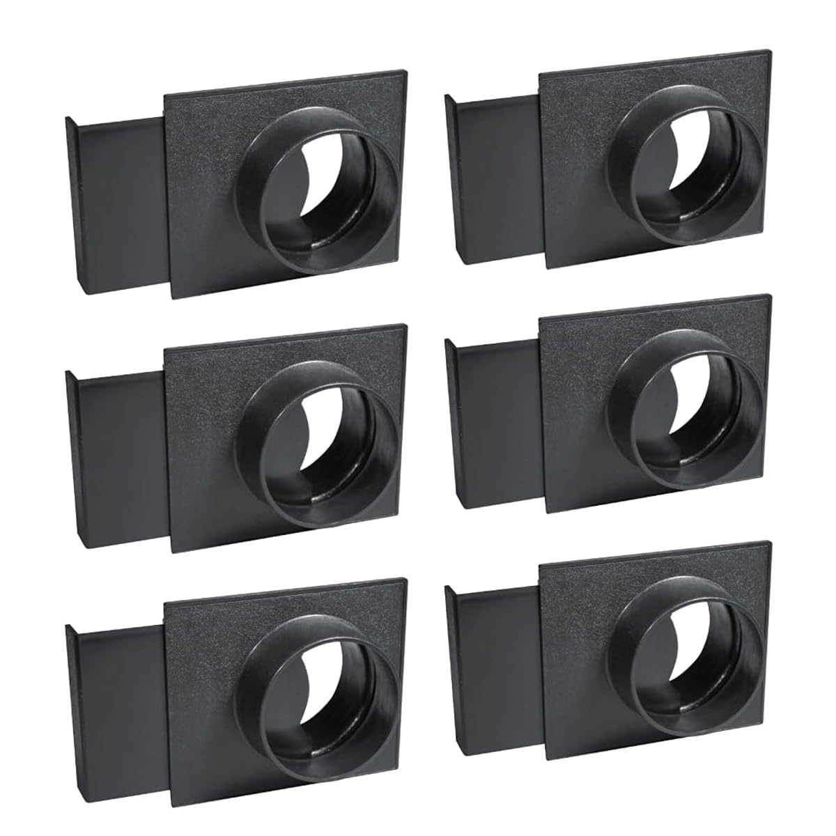 POWERTEC 70108-P6 4 Inch Blast Gate for Dust Collector, Dust Collection Fittings -6PK