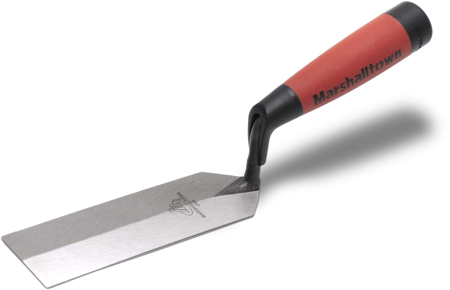 MARSHALLTOWN Margin Trowel, 6 x 2 Inch, Spread Mortar and Tile Adhesive, Durable High Carbon Steel, DuraSoft Handle, Tile Trowel, Made in the USA, 56D