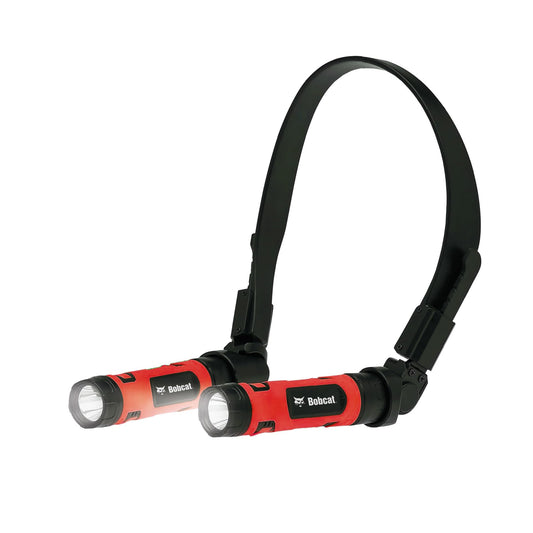 Bobcat Rechargeable Neck Light – Hands-Free LED Reading & Work Light, Flexible Around-Neck, 3 Modes, Magnetic Base, USB-C Charging