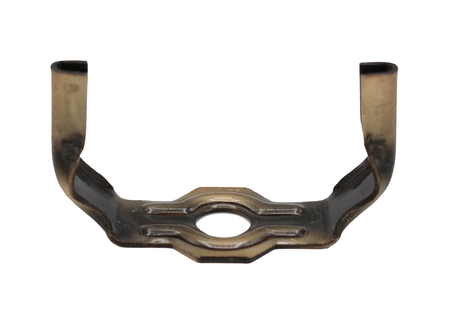 Creative Hobbies® 8 Inch Lamp Harp Kit - Regular Weight, Polished Finish | Harp, Finial and Harp Base Set for Table and Floor Lamps (Antique)